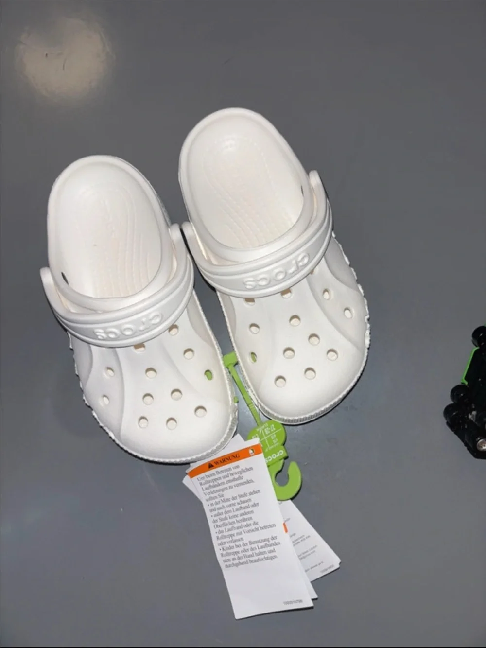 CROCS Kids Classic Clogs in White